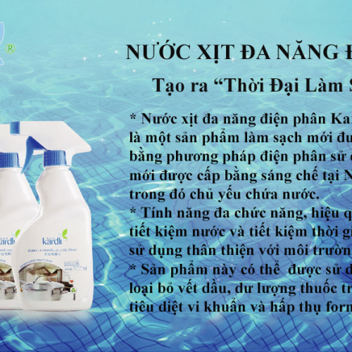 Nước Điện Phân Đa Chức Năng Kardli
